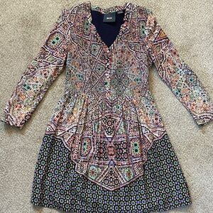 Maeve Multicolor Abstract Dress